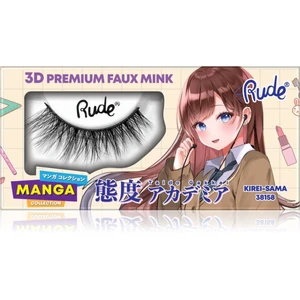 Rude Cosmetics Manga Collection 3D Premium Faux Mink umelé mihalnice typ Kirei-Sama 2 ks