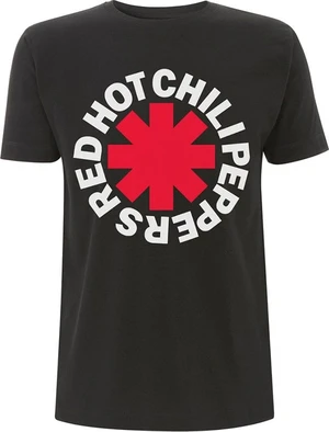 Red Hot Chili Peppers Camiseta de manga corta Classic Asterisk Unisex Black M