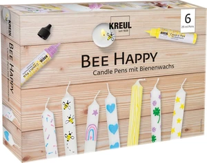 Kreul Candle Pen Bee Happy Set Wkład do pióra 6 szt