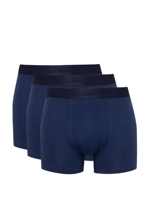 DEFACTO Men's Regular Fit Basic Plain 3-Pack Boxer