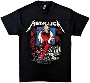 Metallica T-Shirt Enter Sandman Poster Unisex Black M