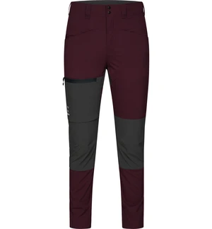 Women's trousers Haglöfs Lite Slim Dark Red/Grey