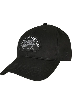 Antique Life Curved Cap black/white