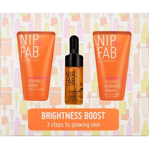 NIP+FAB Vitamin C Fix Brightness Boost sada na starostlivosť o pleť (s vitamínom C)