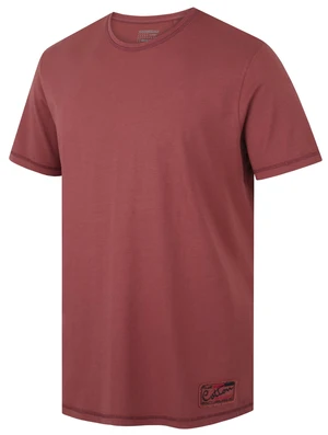 Men's cotton T-shirt HUSKY Tee Base M dark burgundy