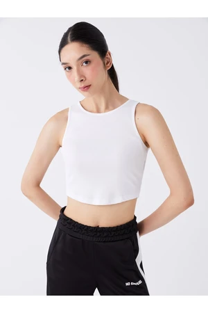 LC Waikiki Women's Crew Neck Straight Crop