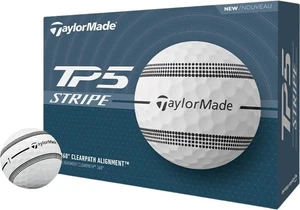 TaylorMade TP5 White Stripe Piłka golfowa