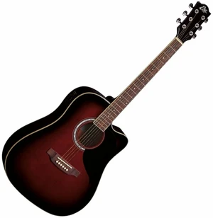 Eko guitars Ranger CW EQ Red Sunburst Chitară electro-acustică Dreadnought