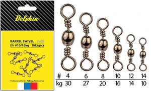 Delphin obratlík Barrel Swivel A-02/10ks BN/8