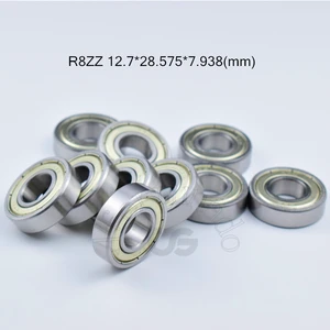 Bearing 10pcs R8ZZ 12.7*28.575*7.938(mm) chrome steel Metal Sealed High speed Mechanical equipment parts