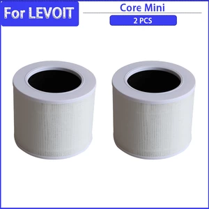 Replacement Filter for LEVOIT Air Purifier Core Mini Part Core Mini-RF H13 HEPA Filter 3In1 Activated Carbon Filter