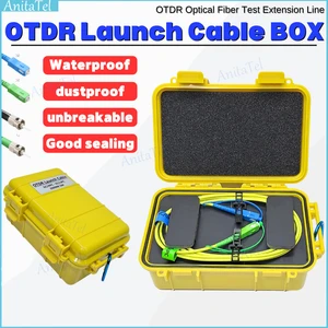 Fiber Optical Launch Cable Box 500m-2KM OTDR Blind Zone Eliminator Box SC/APC-SC/APC SC/UPC-SC/APC SM 1310/1550nm