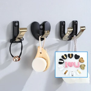 3Pcs/Set Wall Hooks Dual-purpose Space-saving Space Aluminum I Love U Letter Shape Hat Clothes Back Door Hangers for Bedroom