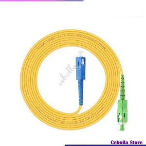 20pcs Fiber Optic Jumper SC APC-SC UPC Simplex SM LSZH Optic Patch Cord Cable 3.0mm SC/APC-SC/UPC