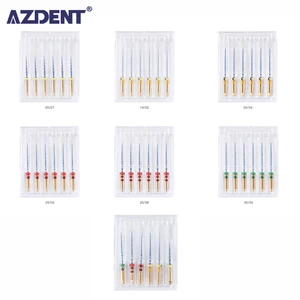 AZDENT Dental Endo Root File Root Canal Engine Use Endondontic Dentist Tool Instrument 25mm