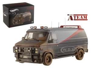 1983 GMC Vandura Cargo Van G Series "The A-Team" Muddy Version 1/43 Diecast Car Model by Hot Wheels