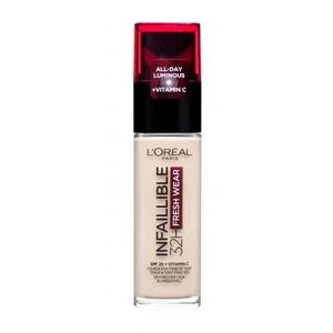 L´Oréal Paris Infallible 32H Fresh Wear SPF25 30 ml make-up pre ženy 100 Linen na veľmi suchú pleť