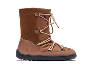 Zimní barefoot boty Be Lenka Snowfox Woman - Dark Brown 36