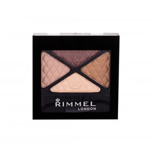 Rimmel London Glam Eyes Quad 4,2 g očný tieň pre ženy 002 Smoke Brun