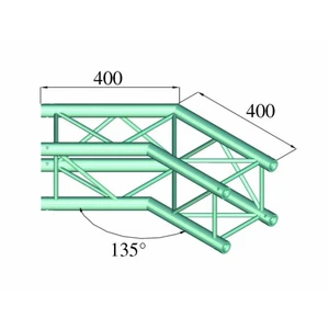 Alutruss DECOLOCK DQ4-PAC23 4-bodová rampa roh 135 °