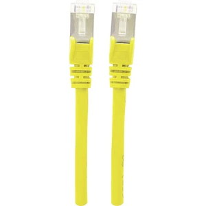 Intellinet 350495 RJ45 sieťové káble, prepojovacie káble CAT 6A S/FTP 2.00 m žltá fóliové tienenie, tienenie pletivom, b