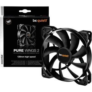 BeQuiet Pure Wings 2 PC vetrák s krytom čierna (š x v x h) 120 x 120 x 25 mm