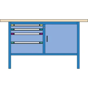 Thur-Metall 64815333 Pracovný stôl (š x v x h) 1500 x 845 x 700 mm