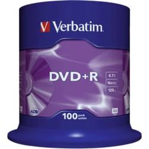 DVD+R 4.7 GB Verbatim 43551, 100 ks, vřeteno