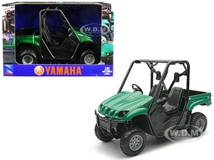 2008 Yamaha Rhino 700 F1 4x4 Off Road ATV Green 1/12 Diecast Model Car by New Ray