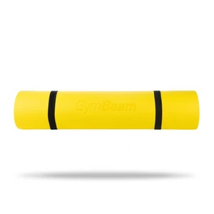 Gymbeam podložka yoga mat dual grey/yellow