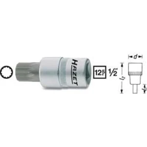 Nástrčný klíč Hazet 5 mm, čtyřzub (XZN), 1/2", Speciální ocel 990-5