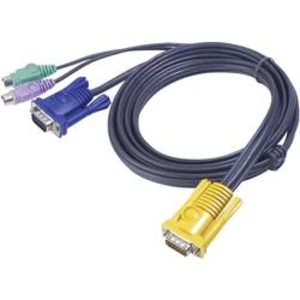 KVM kabel ATEN 2L-5202P, 1.80 m, černá