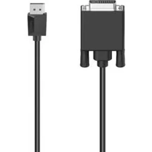 VGA / DisplayPort kabel Hama [1x VGA zástrčka - 1x zástrčka DisplayPort] černá 1.50 m