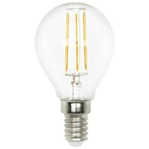 LED žárovka LightMe LM85341 230 V, E14, 4.5 W = 40 W, neutrální bílá, A++ (A++ - E), tvar žárovky, nestmívatelné, vlákno, 1 ks