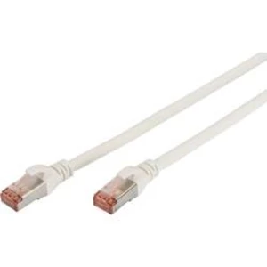 Síťový kabel RJ45 Digitus DK-1644-005/WH, CAT 6, S/FTP, 0.50 m, bílá