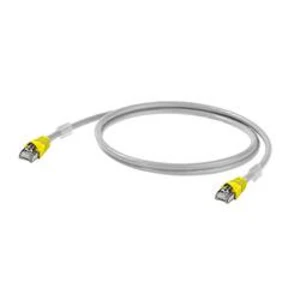 Síťový kabel Weidmüller RJ45 (křížený), CAT 6A, S/FTP, 2.00 m, šedá, flexibilní provedení, s ochranou, UL certifikace