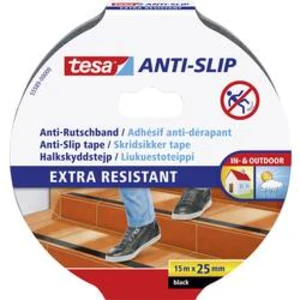 Protiskluzová páska tesa EXTRA RESISTANT 55589-00000-11, (d x š) 15 m x 25 mm, akrylát, černá, 1 ks