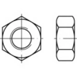 Šestihranné matice TOOLCRAFT 132035, M30, N/A, ocel, 1 ks