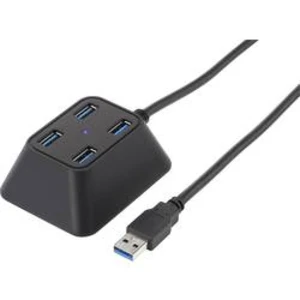 USB hub Renkforce se stavovou LED, 4x USB 3.0