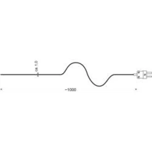 Teplotní čidlo Greisinger GTF 300, typ K, -65 až +300 °C, 100980