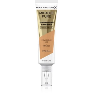 Max Factor Miracle Pure Skin dlouhotrvající make-up SPF 30 odstín 70 Warm Sand 30 ml