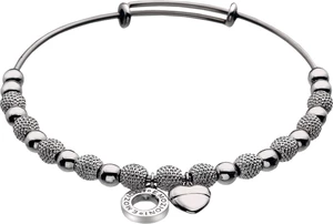 Hot Diamonds Ocelový náramek Emozioni Silver Ula Bangle DC097