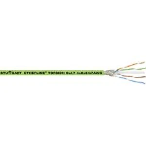 Ethernetový síťový kabel CAT 7 LAPP S/FTP, 4 x 2 x 0.20 mm², zelená, 100 m