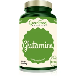 GreenFood Nutrition Glutamine podpora sportovního výkonu a regenerace 120 cps