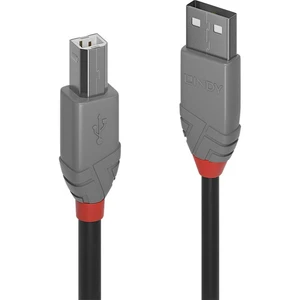 LINDY #####USB-Kabel USB 2.0 #####USB-A Stecker, #####USB-B Stecker 7.50 m čierna