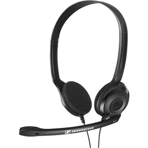 Sennheiser PC 3 Chat headset k PC jack 3,5 mm káblový na ušiach čierna