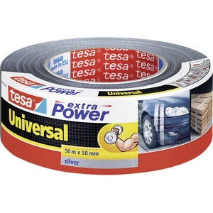 tesa UNIVERSAL 56389-00000-11 páska so skleným vláknom tesa® Extra Power strieborná (d x š) 50 m x 48 mm 1 ks