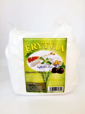 Erytvia (zmes steviola plus erythritol 4násobná sladivost)