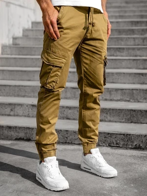 Pantaloni joggers cargo camel Bolf CT6707S0