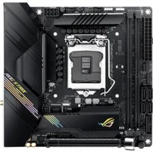 Základní deska Asus ROG STRIX B460-I GAMING Socket Intel® 1200 Tvarový faktor Mini-ITX Čipová sada základní desky Intel® B460